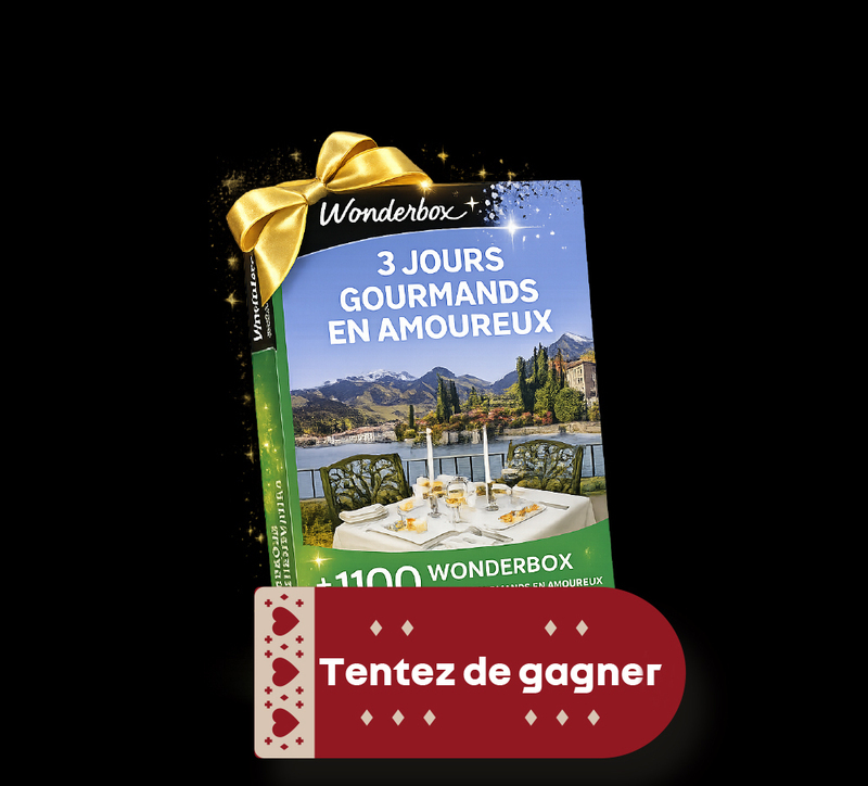 Wonderbox 3 jours gourmands en amoureux